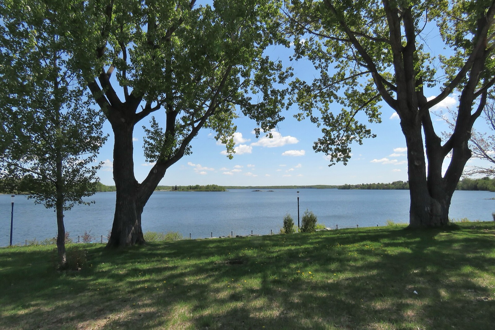 Le lac Osisko à Rouyn-Noranda